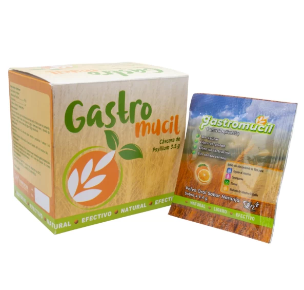 GASTRO MUTIL (CASCARA DE PSYLLIUM 3.5 MG ) X 4.4.GRS X 20 SOBRES