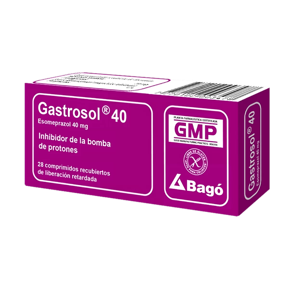 GASTROSOL 40 MG ( ESOMEPRAZOL) X 28 COMP