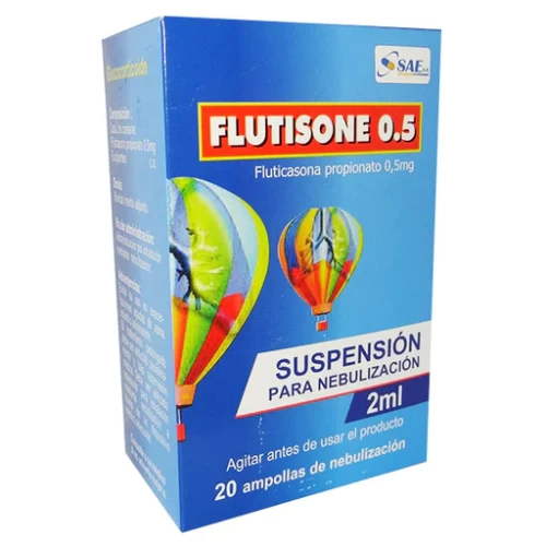 FLUTISONE 0.5 ( FLUTICASONA 0.5 MG) X 20 AMP X 2 ML