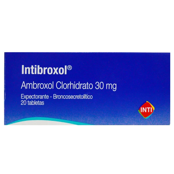 INTIBROXOL 30mg (AMBROXOL CLORHIDRATO) X 20