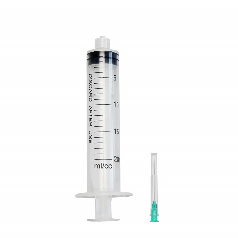 JERINGA 20 ML C/AG 21G X 1 1/2 AMD