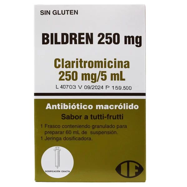 CLARITROMICINA SUSP. 250MG/5ml - BILDREN
