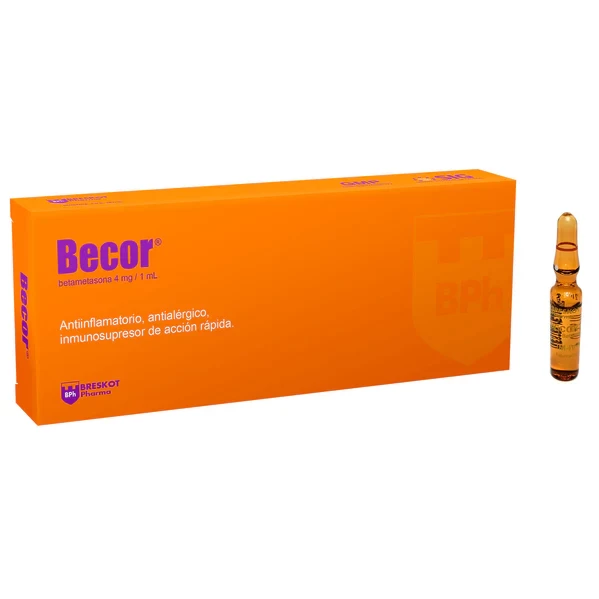 BECOR 4 MG X 1 ML