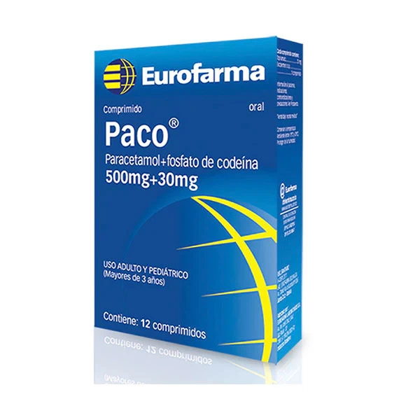 PACO PARACETAMOL+CODEINA X 12