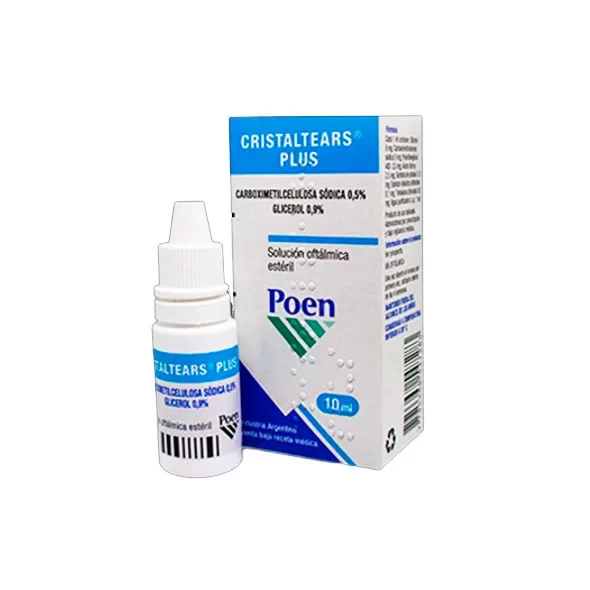 CRISTALTEARS PLUS 0.5% X 10 ML/CARBOXIMETILCELULOSA