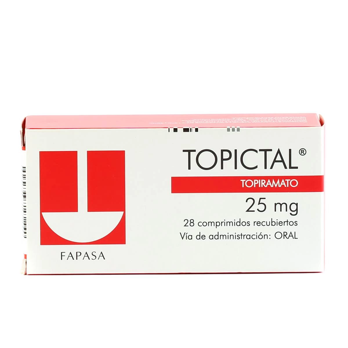 TOPICTAL 25 MG X 28 TOPIRAMATO