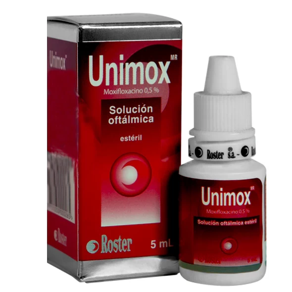 UNIMOX COLIRIO 5 ML (MOXIFLOXACINO 0.5%)