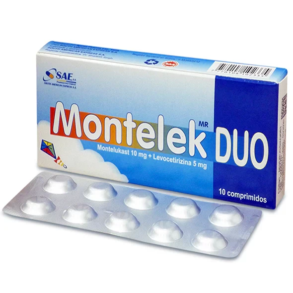 MONTELEK DUO 10 MG X 10
