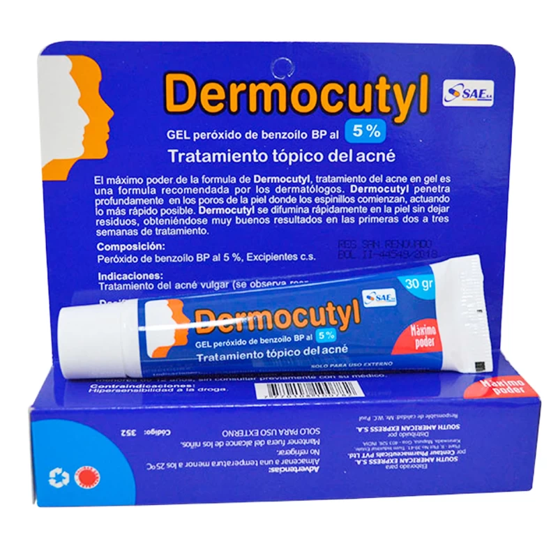 DERMOCUTYL GEL 5 % X 30 GR