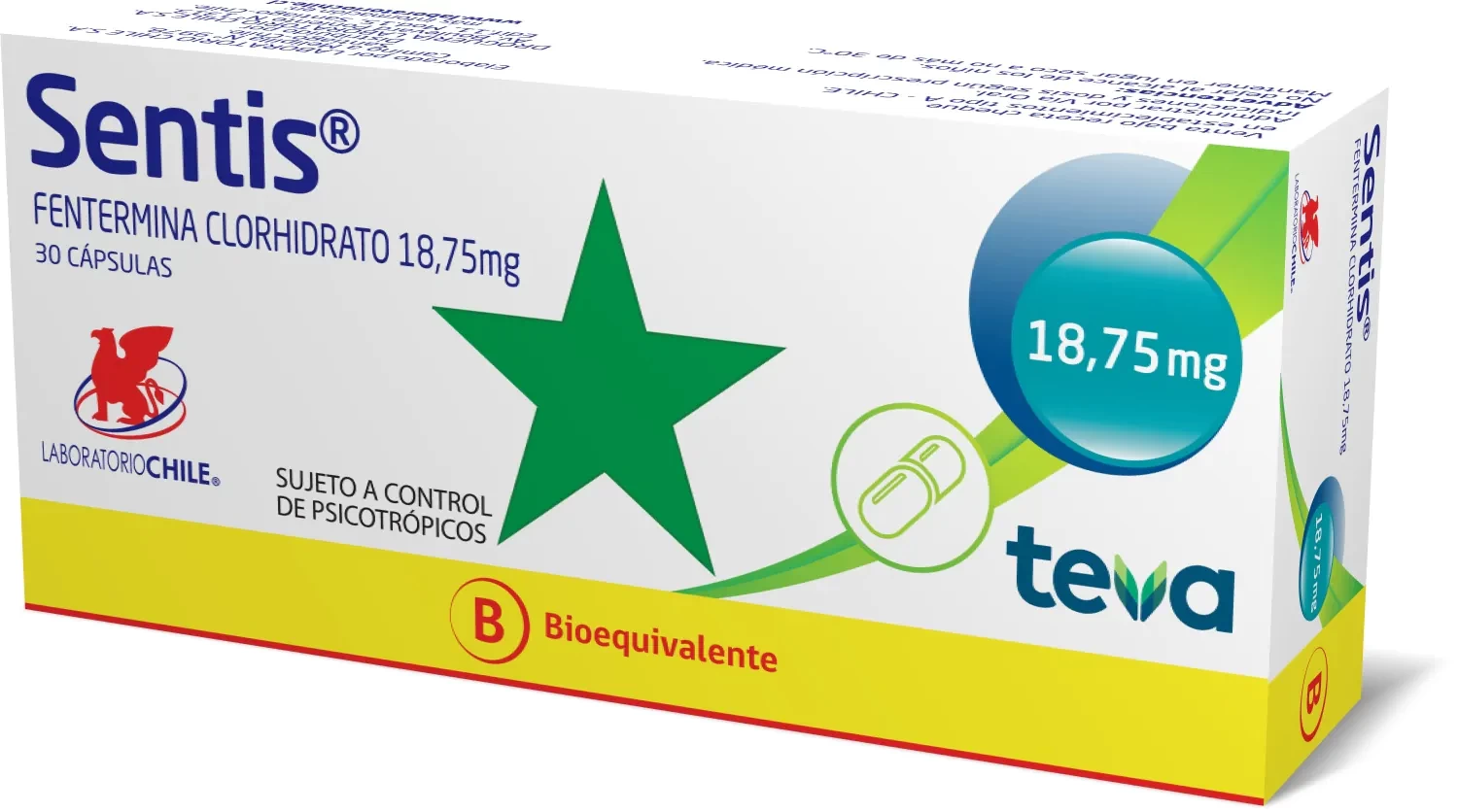 SENTIS 18,75 MG X 30