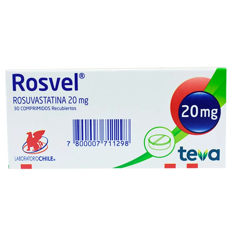 ROSVEL 20MG X 30 (ROSUVASTATINA)