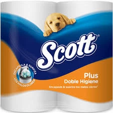 PAPEL HIGIENICO SCOT DOBLE HOJA PLUS