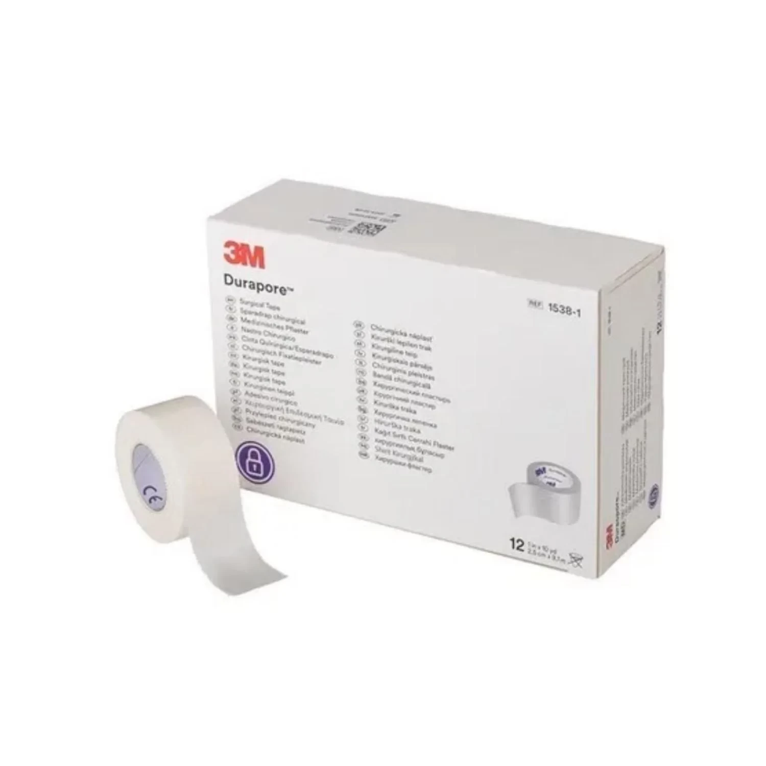 DURAPORE ROLLO 2.5 CM X 9.1 M REF. 1538-1