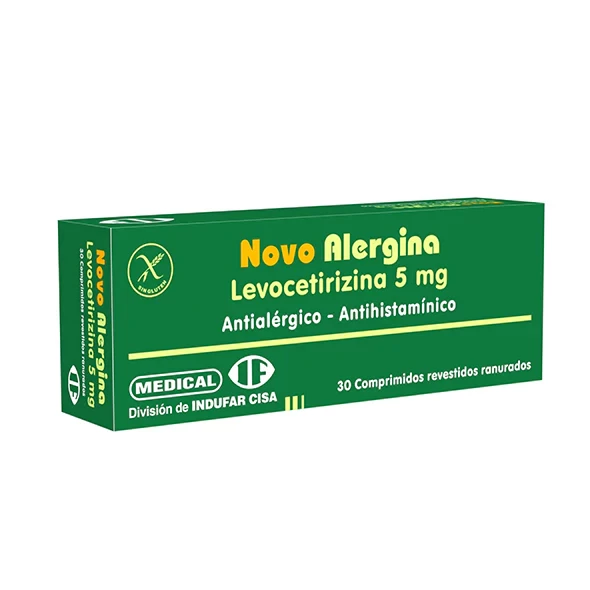 NOVO ALERGINA X 30 LEVOCETIRIZINA