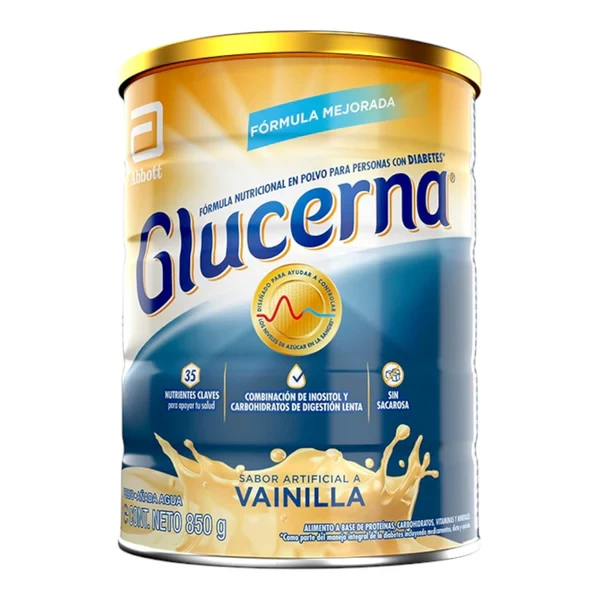 GLUCERNA p/diabetes 850 GR VAINILLA