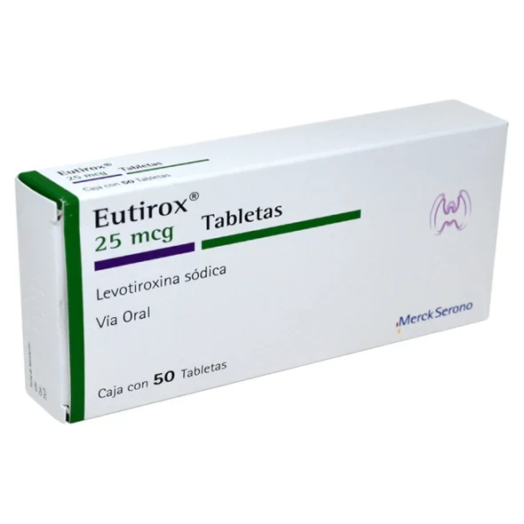 EUTIROX 25 MCG X 50
