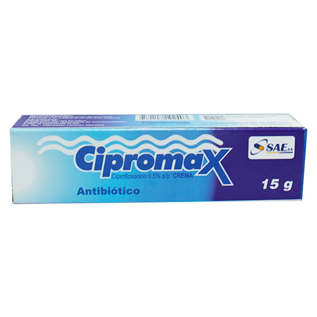 CIPROMAX CREMA 15 G (CIPROFLOXACINO)