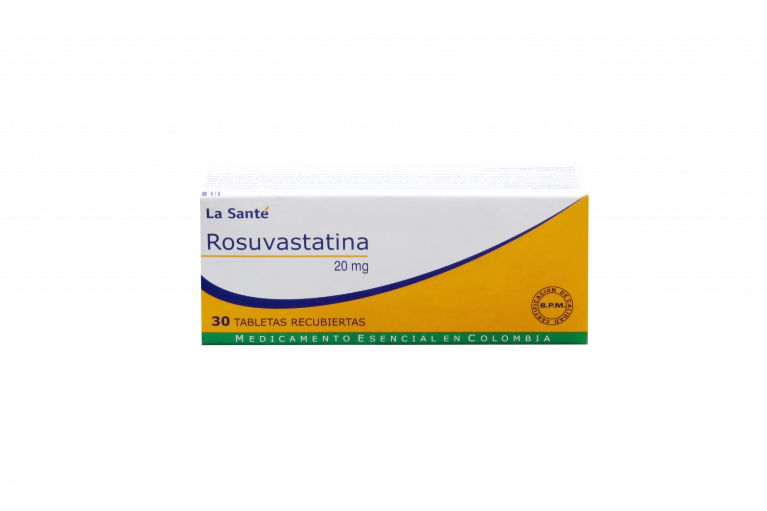 ROSUVASTATINA 20 MG LASANTE