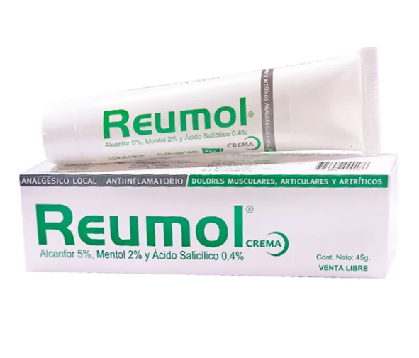REUMOL CREMA X 45 GRS ( ALCANFOR.MENTOL.ACIDO SALICI)
