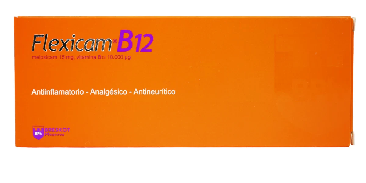 FLEXICAM B12 X 3 ML CAJA X 10 X 1 AMP UNIDOSIS