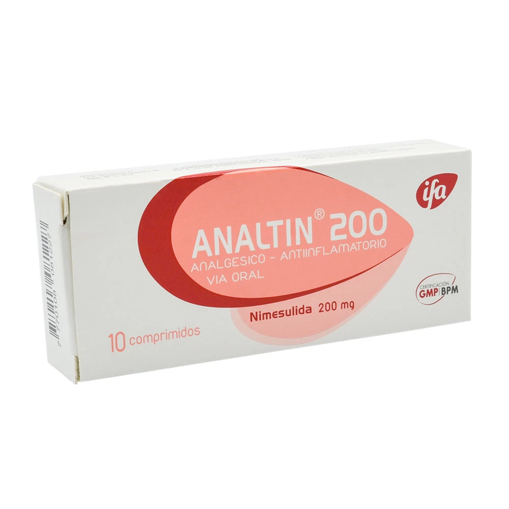ANALTIN 200 MG. X 10 NIMESULIDA