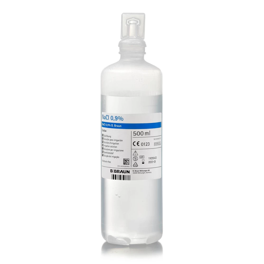 SUERO FISIOLOGICO 500 ML 0.9 BRAUN