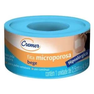 MICROPORE (MICROPOROSA BEIGE 2.5cm X4.5 M ) CREMER