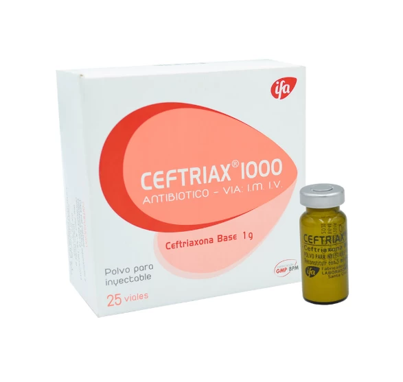 CEFTRIAX 1000MG ( CEFTRIAXONA SODICA) IM.IV