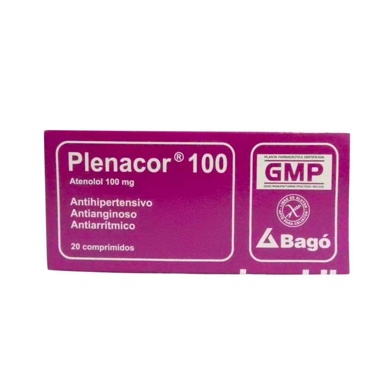 PLENACOR 100 MG X 20 ATENOLOL