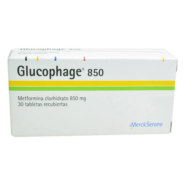 GLUCOPHAGE 850 MG X 30