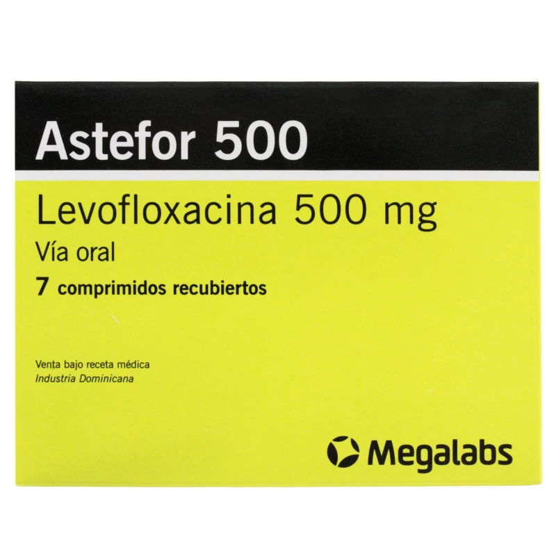 ASTEFOR 500 MG X 7 LEVOFLOXACINA