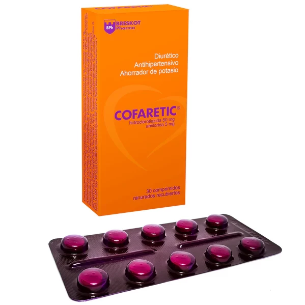 COFARETIC (HIDROCLOROTIAZIDA+AMILORIDA)