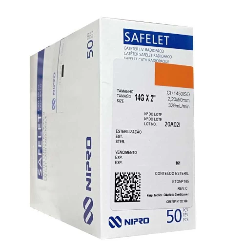 BRANULA # 14G X 2 NIPRO