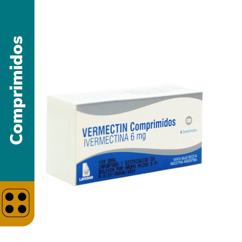 IVERMECTINA 6 MG X 6 COMP ALCOS