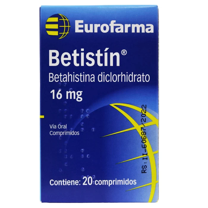 BETISTIN 16MG X 20
