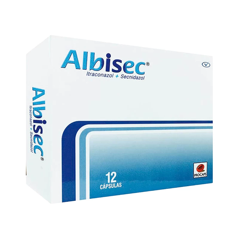 ALBISEC X 12 CAP ITRACONAZOL/SECNIDAZOL