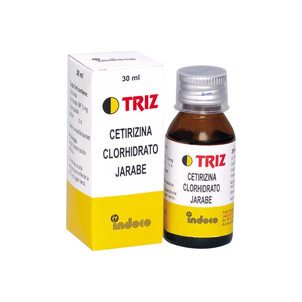 CETIRIZINA 5 MG/5 ML X 30 ML TRIZ