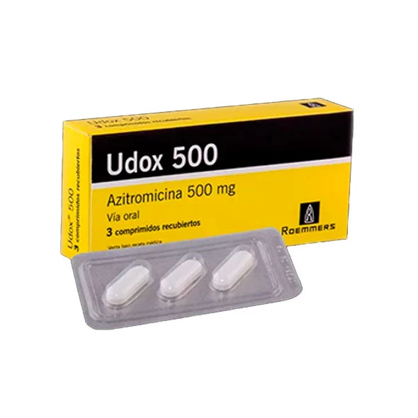 UDOX 500 MG X 3 AZITROMICINA