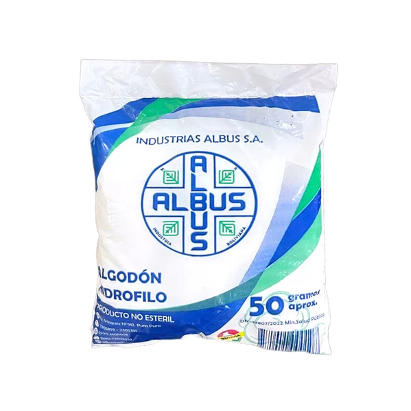 ALGODON DE 50 GR BOLSA ALBUS