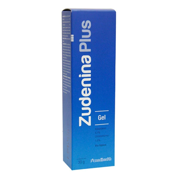 ZUDENINA PLUS GEL 30 G ADAPALENO+CLINDA.
