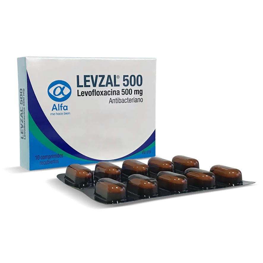 LEVZAL 500MG X10 COMP (LEVOFLOXACINA) ANTIBACTERIANO