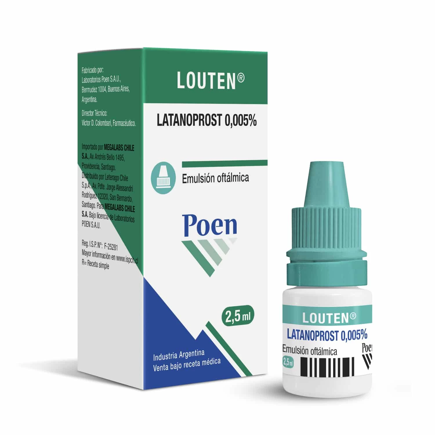 LOUTEN EMULSION GOTAS X2.5ML (LATANOPROST 0.005%)