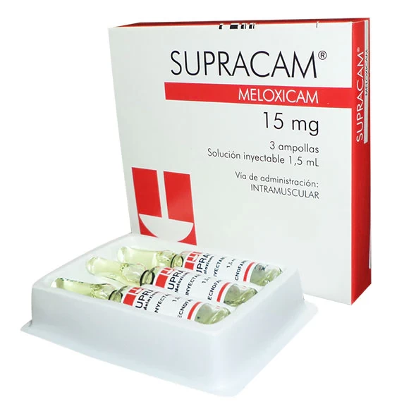 SUPRACAM 15 MG X 1,5 ML X 3 AMP