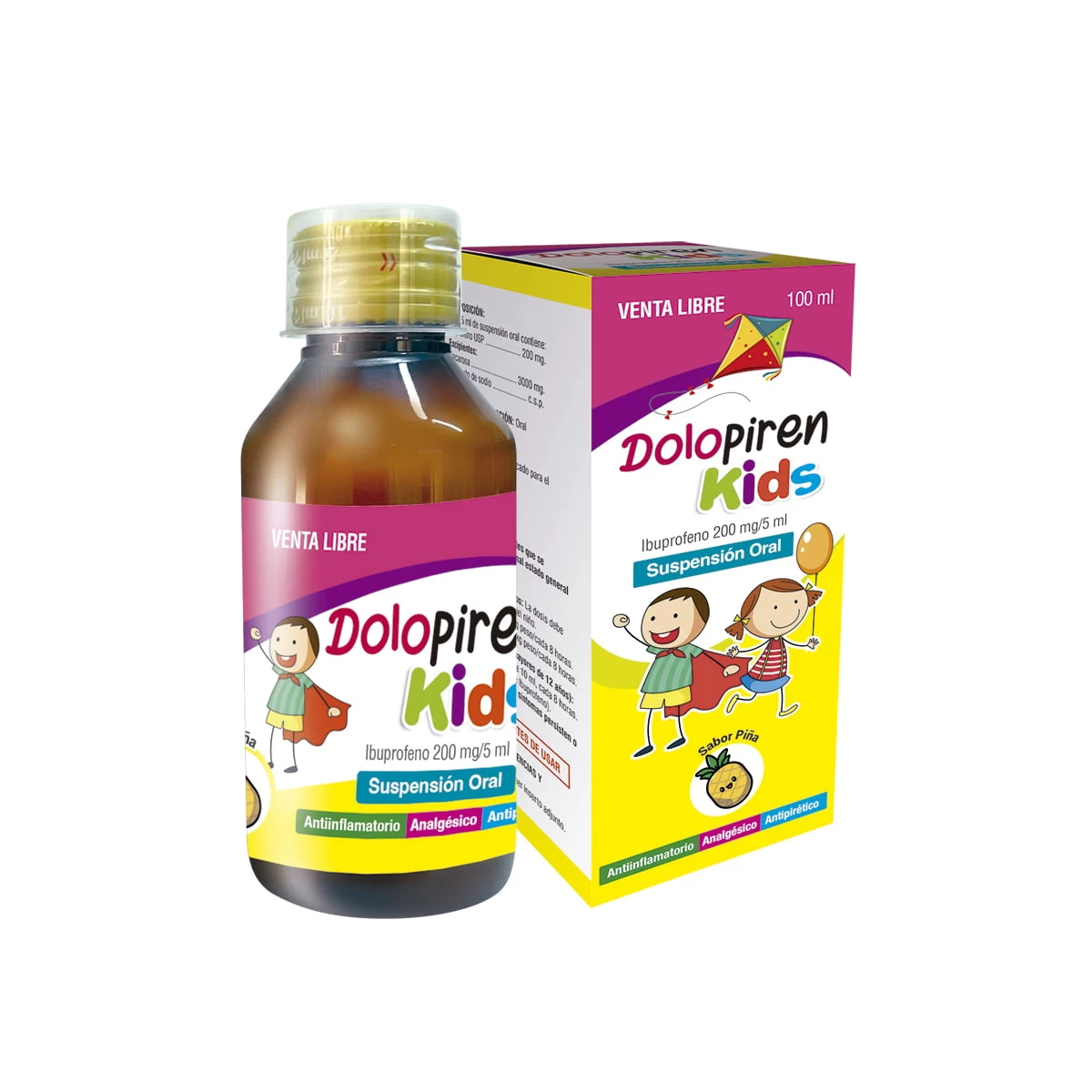 DOLOPIREN KIDS X 100 ML (IBUPROFENO 200MG/5ML)