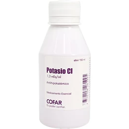 POTASIO CL ELIXIR 150 ML