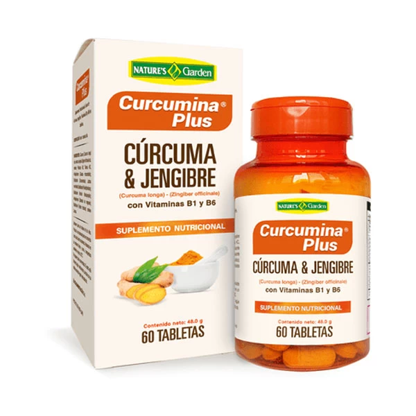 CURCUMINA PLUS ( CURCUMA Y jENGIBRE) X FCO DE 60 TABL