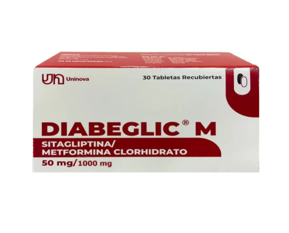 DIABEGLIC M 50/1000  MG X 30 TAB ( SITAGLIPTINA + METFORMINA))