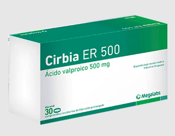 CIRBIA ER 500 ( ACIDO VALPROICO 500 MG)  X 30 COMP