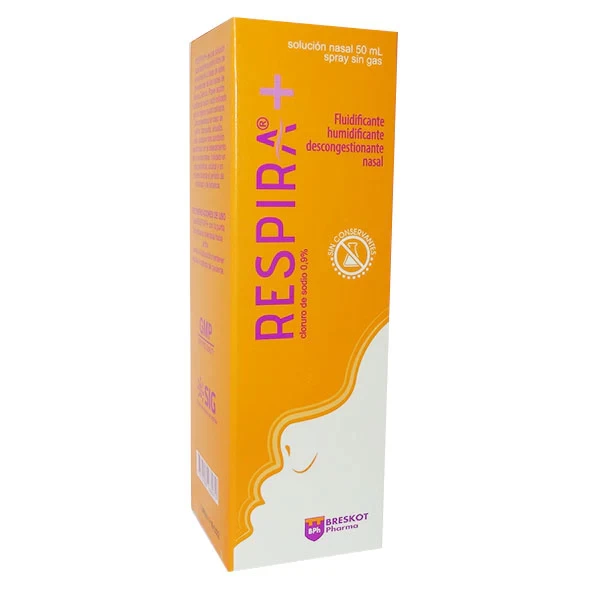 RESPIRA ( CLORURO DE SODIO 0.9%) SOL NASAL 50 ML